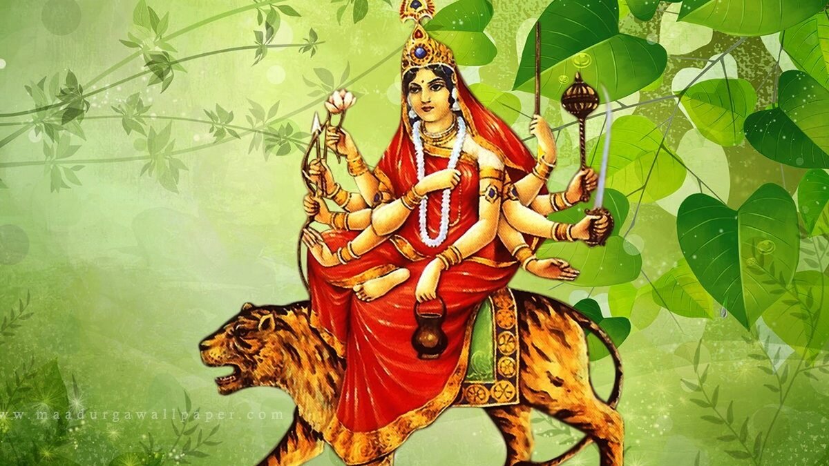 Navratra Tisara Divas Gray Colour Chamatkar Ghadto